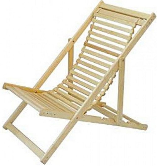 Кресло-шезлонг Albatros-2 деревянный, светло-коричневый